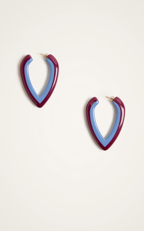 Dew Earrings Bicolor Bicolor Light Blue