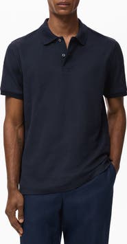 MANGO Regular Fit Cotton Piqué Polo