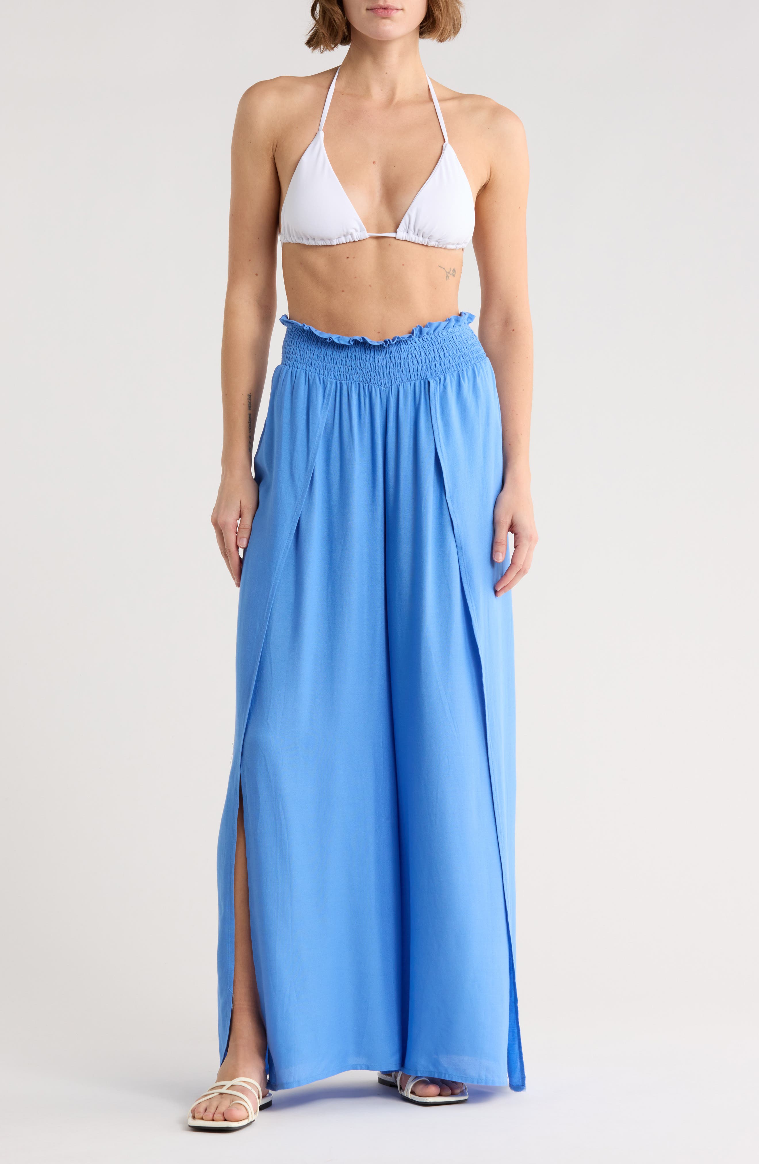 Popover Knit Cover-Up Pants - image 5