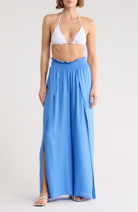 Popover Knit Cover-Up Pants