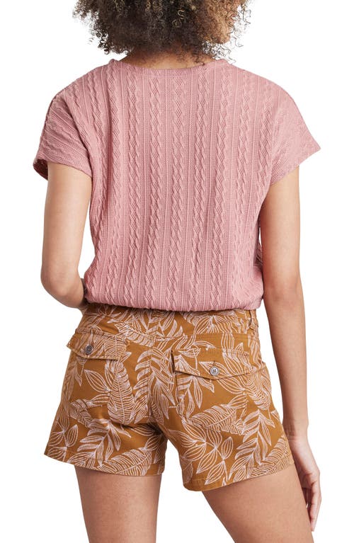 Supplies By Unionbay Noah Cable Stitch Top In Ash Rose