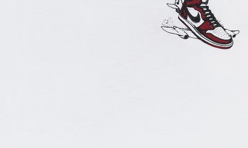 Jordan Kids' Air Has Landed Graphic T-shirt In White