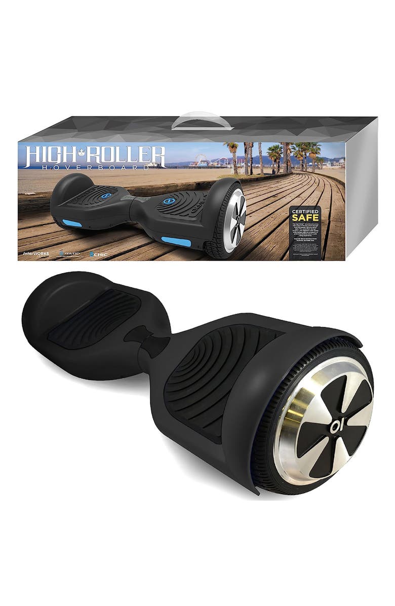 Interworks Unlimited High Roller Hoverboard C, Black, Alternate, color, Black