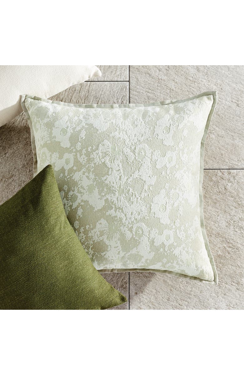 Napa Home & Garden Sofia Square Indoor or Outdoor Throw Pillow, 24" x 24", Alternate, color, Green