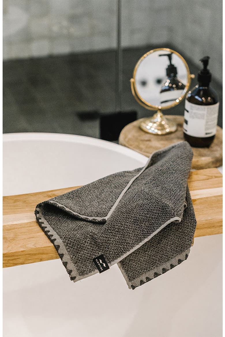 Luxe Hand Towel, Alternate, color, CHARCOAL