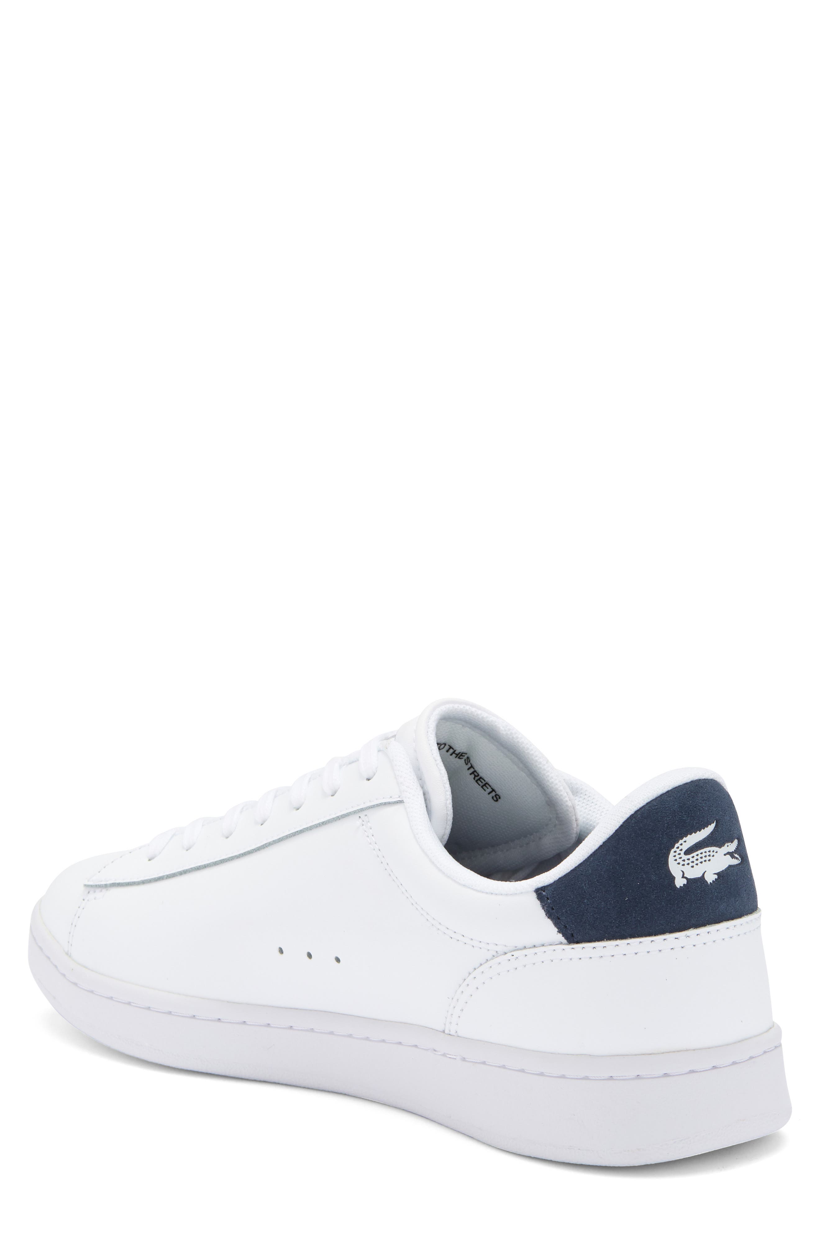Lacoste Carnaby Low Lace-Up Sneaker, Alternate, color, 