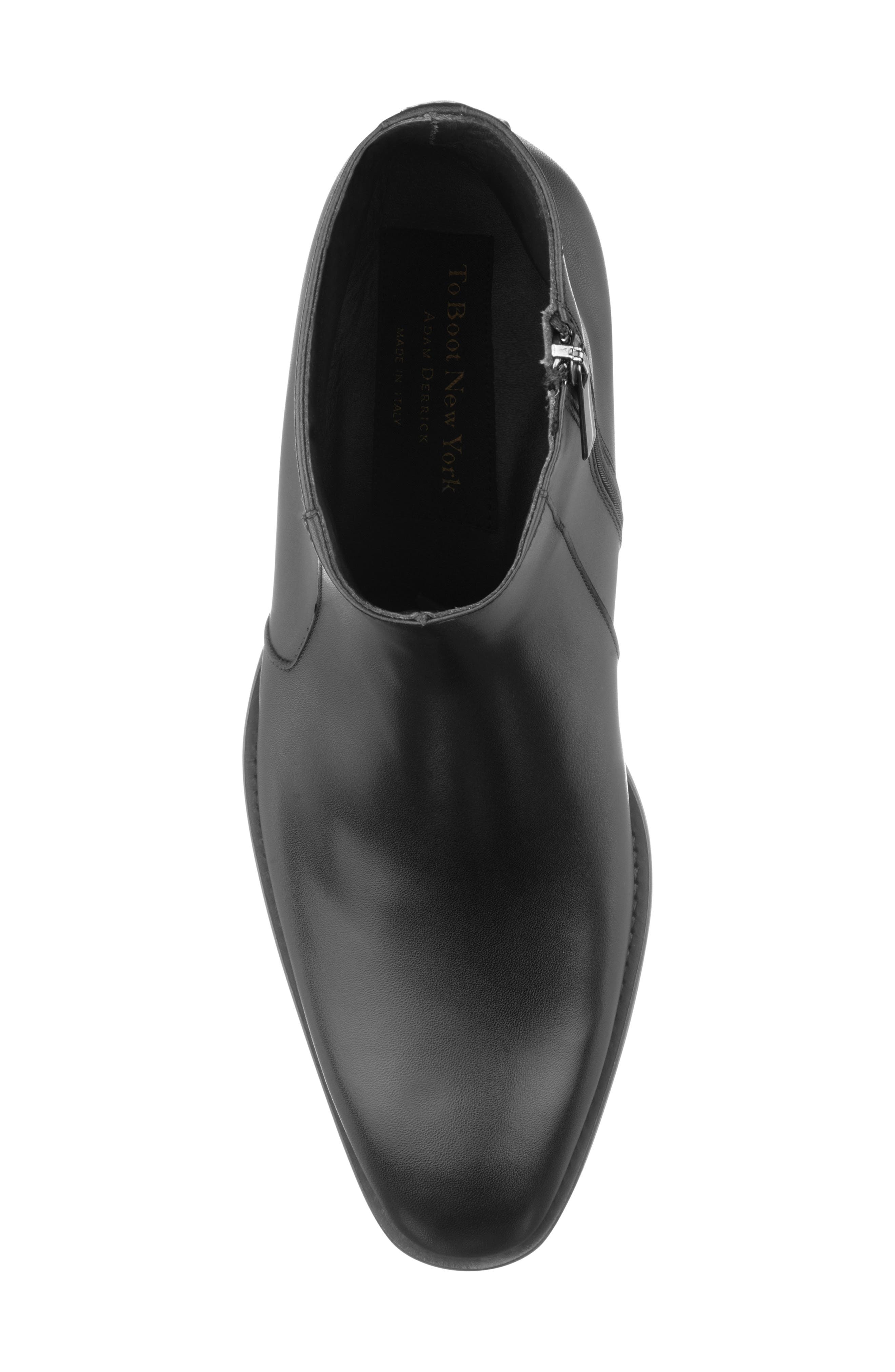 TO BOOT NEW YORK Gilmour Zip-Up Boot, Alternate, color, Cortina Nero Luc