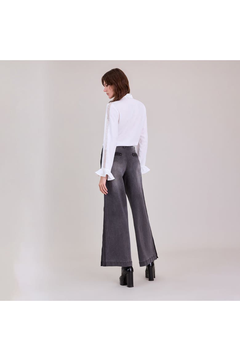 Rozela Shirt, Alternate, color, White
