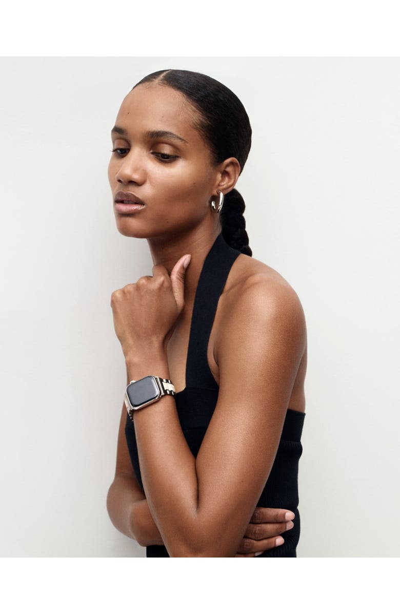 MACHETE Boyfriend Apple Watch Band, Alternate, color, White Shell