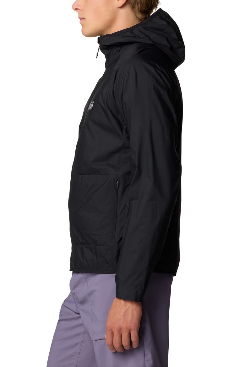 Kor AirShell™ Hooded Jacket, Alternate, color, BLACK