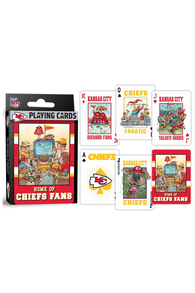 Kansas City Chiefs Fan Playing Cards, Alternate, color, Multicolor