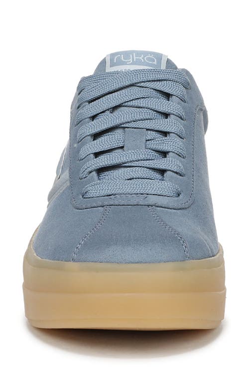 Ryka Women's Viv Max Lace Up Platform Sneakers In Blue