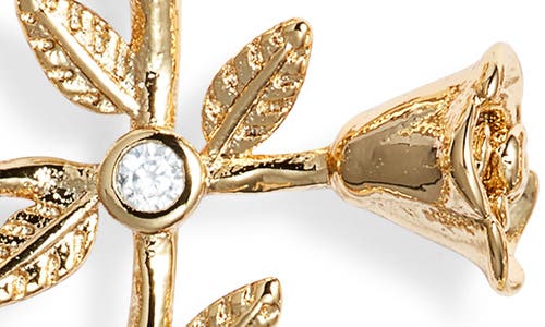 Child Of Wild Mini Rosa Sacra Earrings In Gold