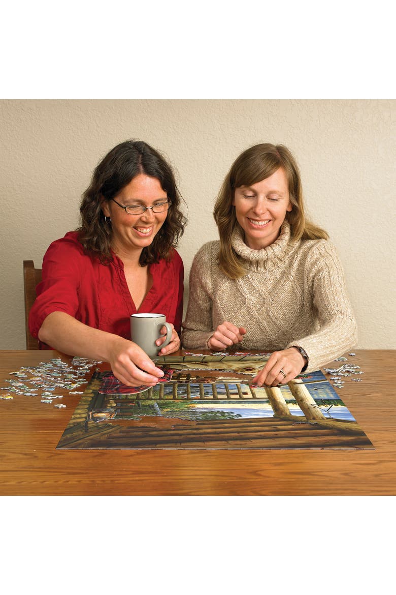 Cabin Porch 1000 Piece Puzzle, Alternate, color, Multicolored