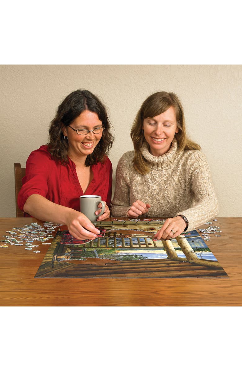 Cobble Hill Cabin Porch 1000 Piece Puzzle, Alternate, color, Multicolored