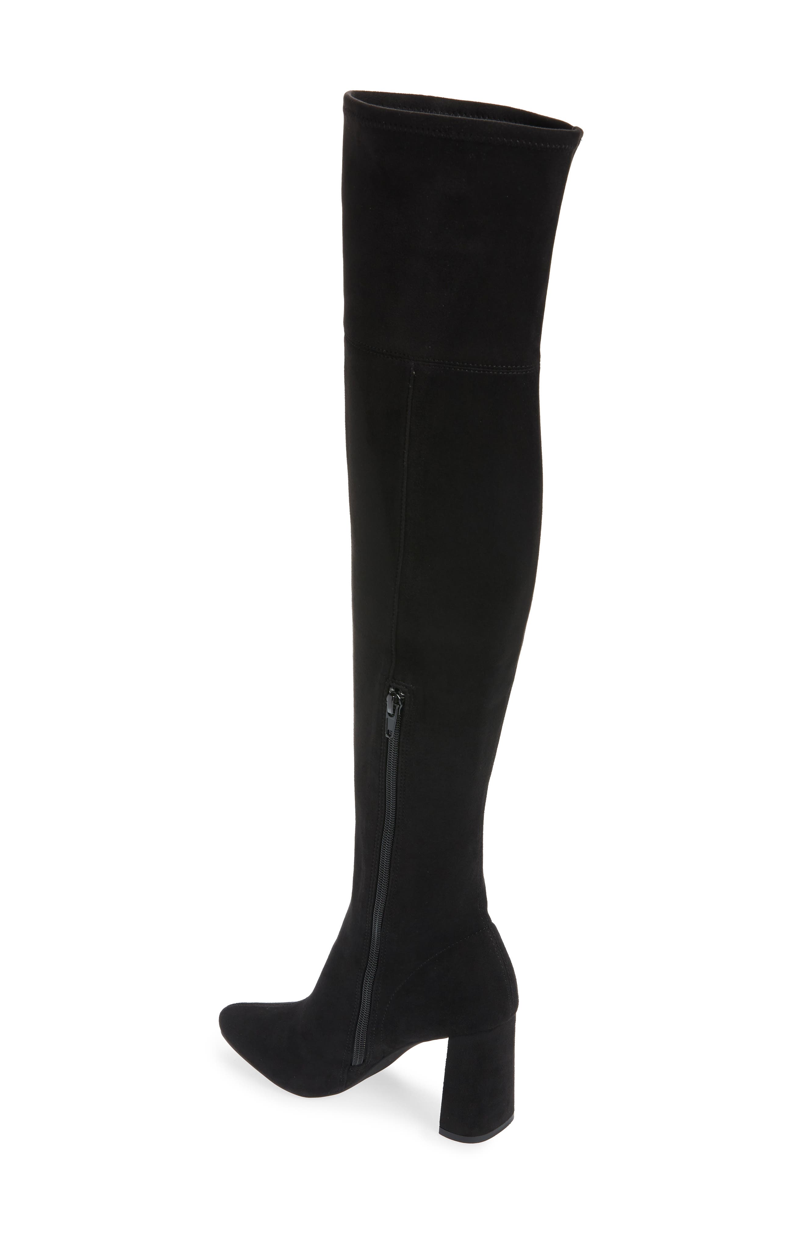Jeffrey Campbell Parisah Over the Knee Boot, Alternate, color, Black Suede