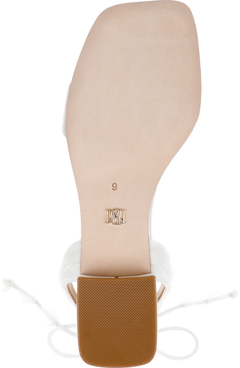 Badgley Mischka Collection Westfield Ankle Wrap Sandal, Alternate, color, White Satin