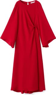 MANGO Side Twist Dress