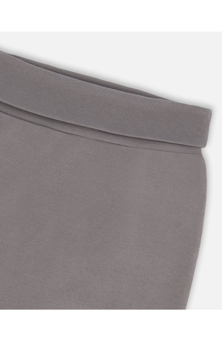 Deux par Deux Baby Boy's Organic Cotton Evolutive Pant Dark Gray, Alternate, color, 