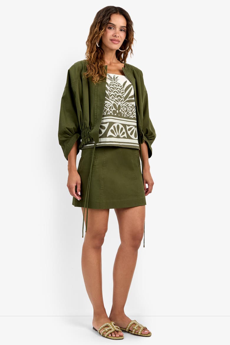 Prita Jacket, Alternate, color, Jungle Green