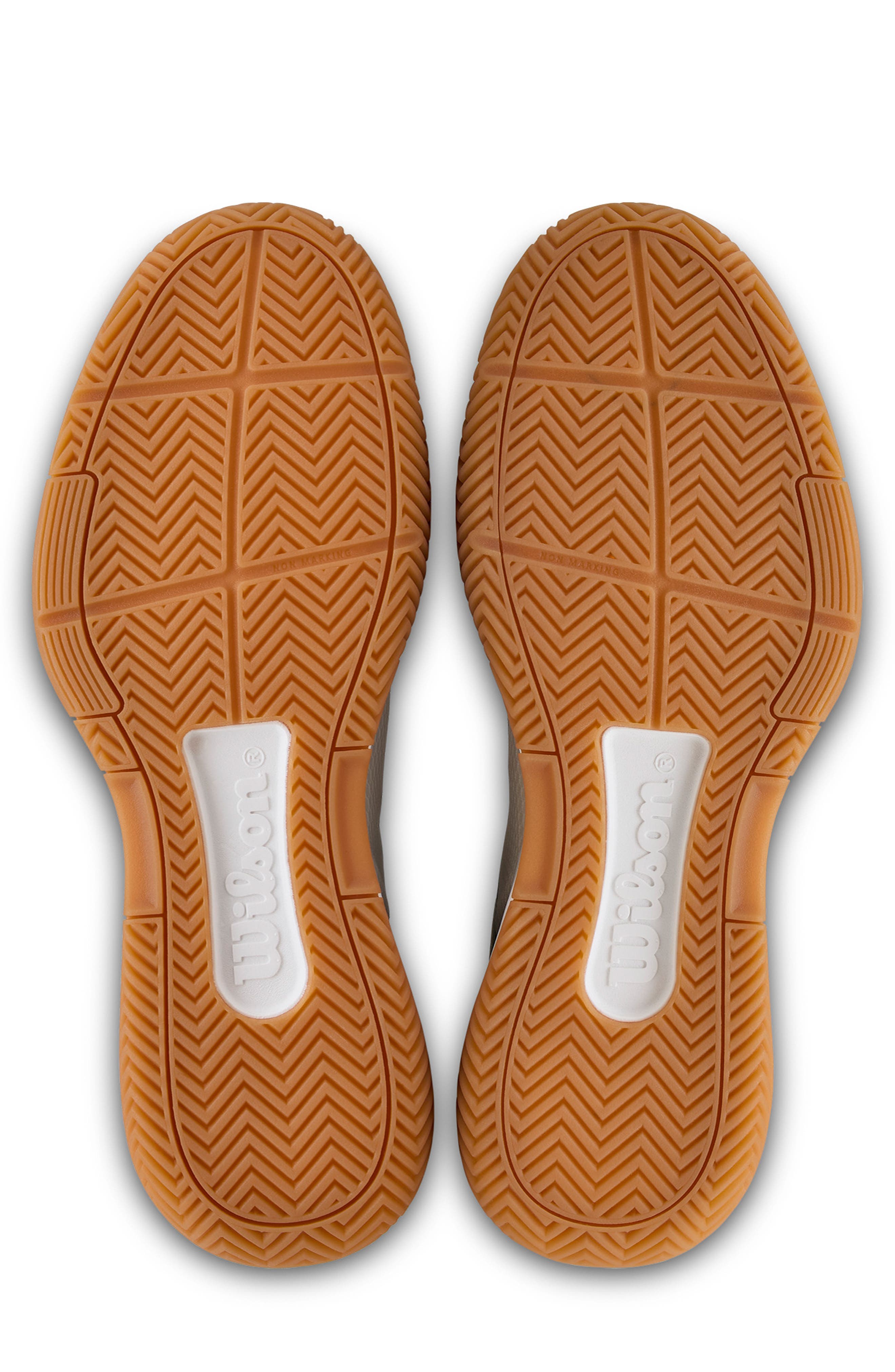 WILSON CourtGlide Tennis Shoe, Alternate, color, White / Sycamore / Gum