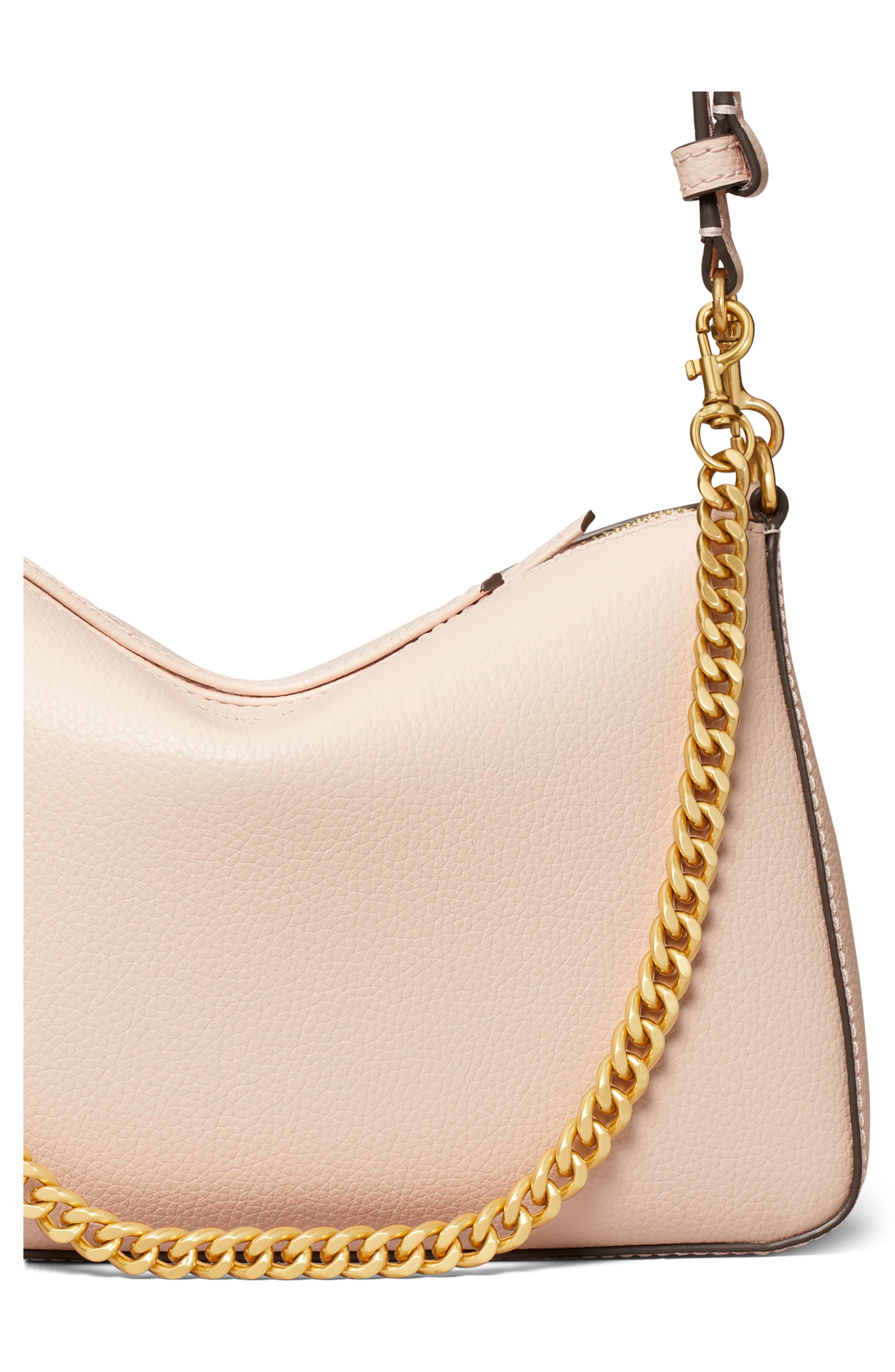 Small Perry Leather Shoulder Bag, Alternate, color, SOFT PINK