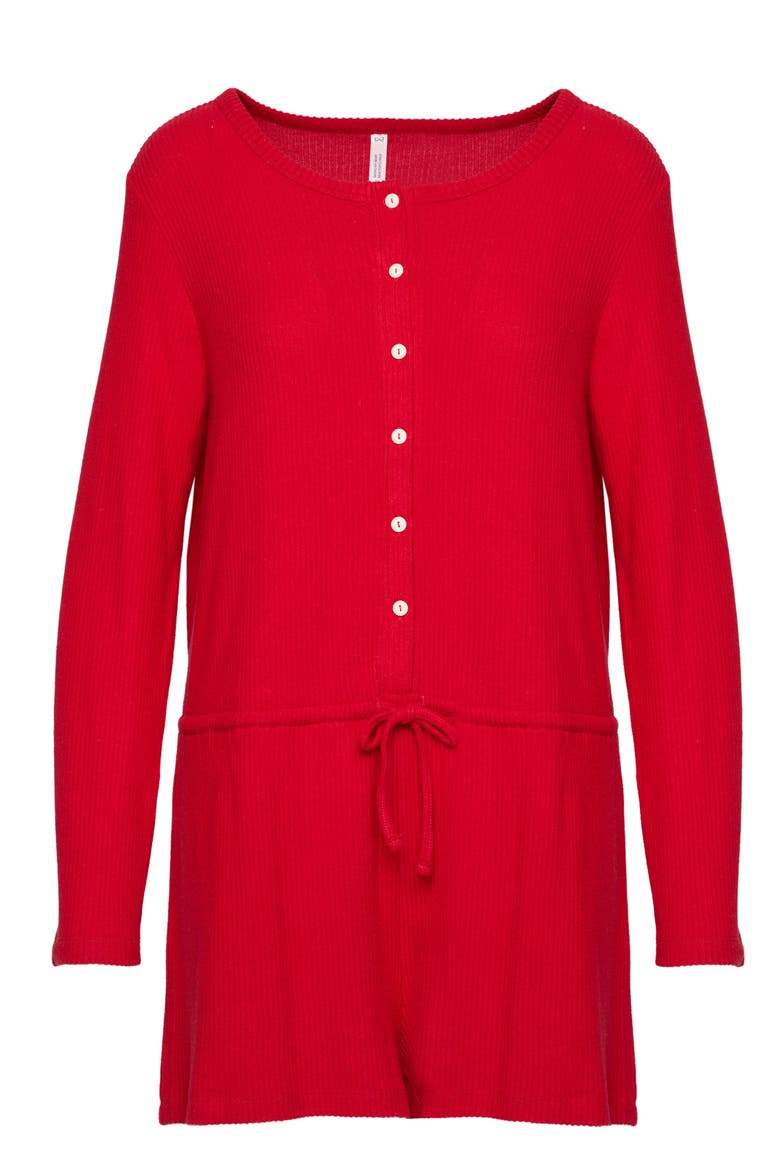 Short Jersey Rib Sleep Set, Alternate, color, Red