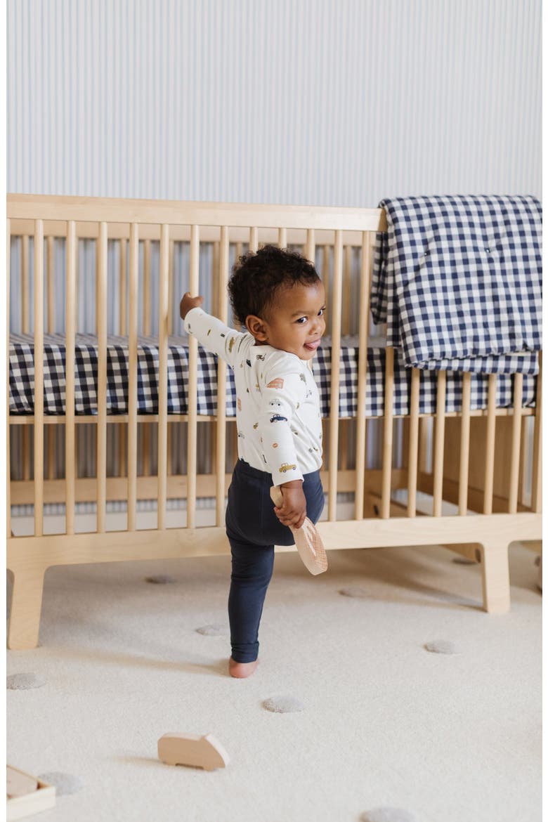 Henley Organic Cotton Bodysuit, Alternate, color, RUSH HOUR