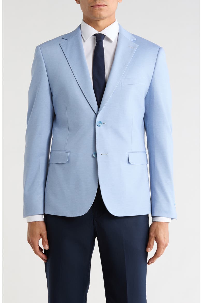 Trim Fit Sport Coat, Main, color, LIGHT BLUE