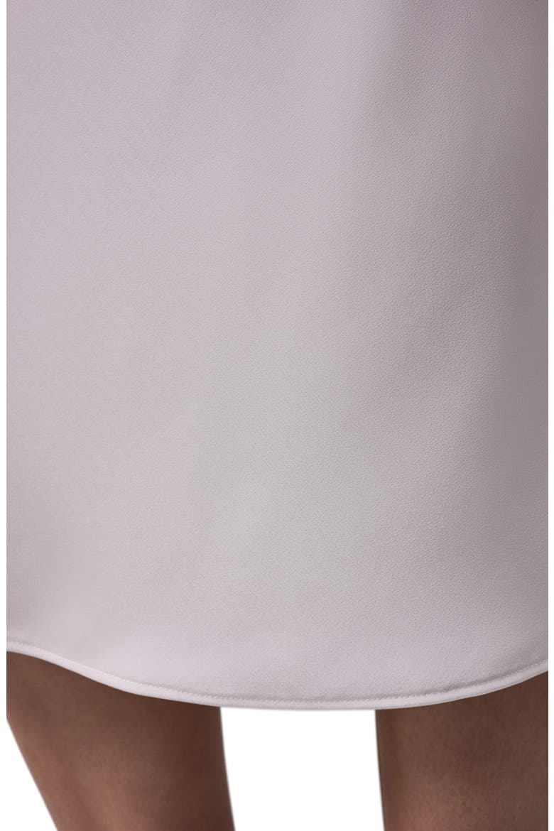 Satin Midi Skirt, Alternate, color, CREAM