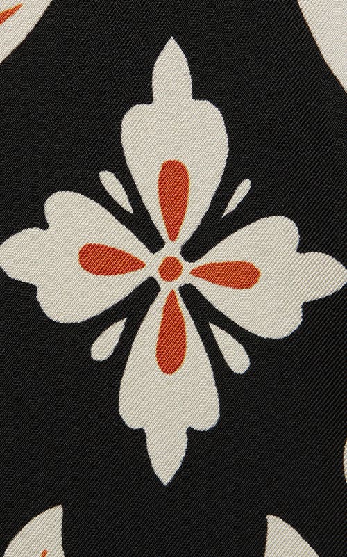 La Doublej Short-sleeve Swing Dress With Feathers In Multi