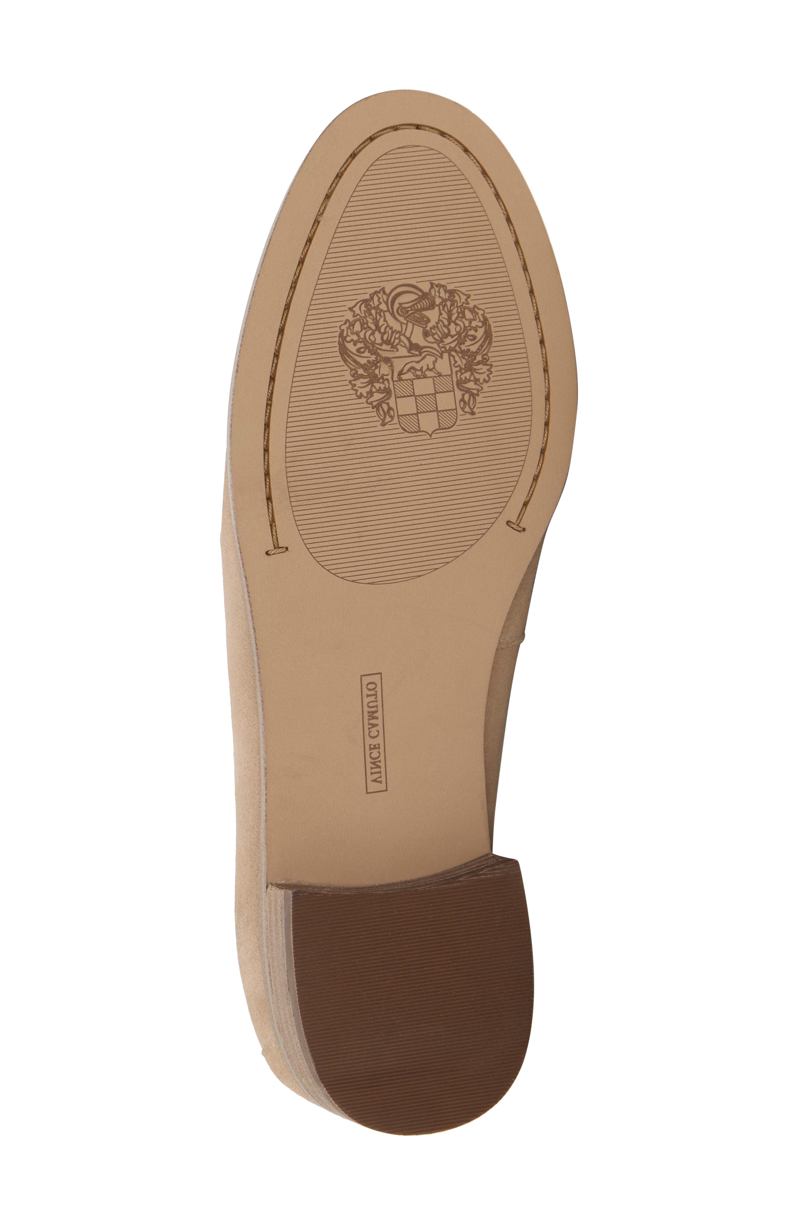 Vince Camuto Cosette Fringe Loafer, Alternate, color, Tortilla