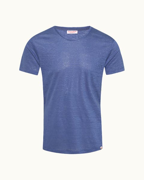 Ob T Linen Tailored Fit Crewneck T-Shirt