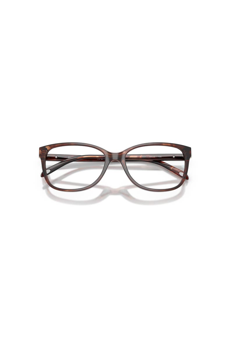54mm Square optical glasses, Alternate, color, Brown