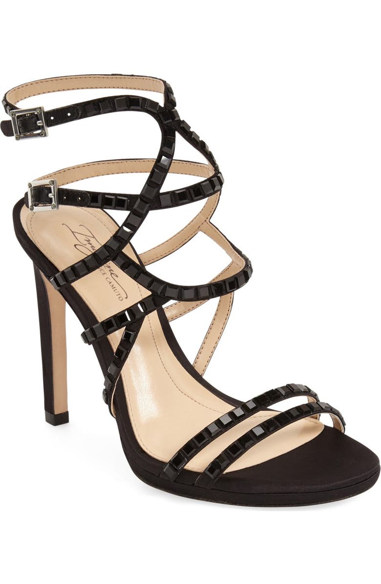 Imagine by Vince Camuto Imagine Vince Camuto 'Gem' Embellished Strappy Sandal, Main, color,