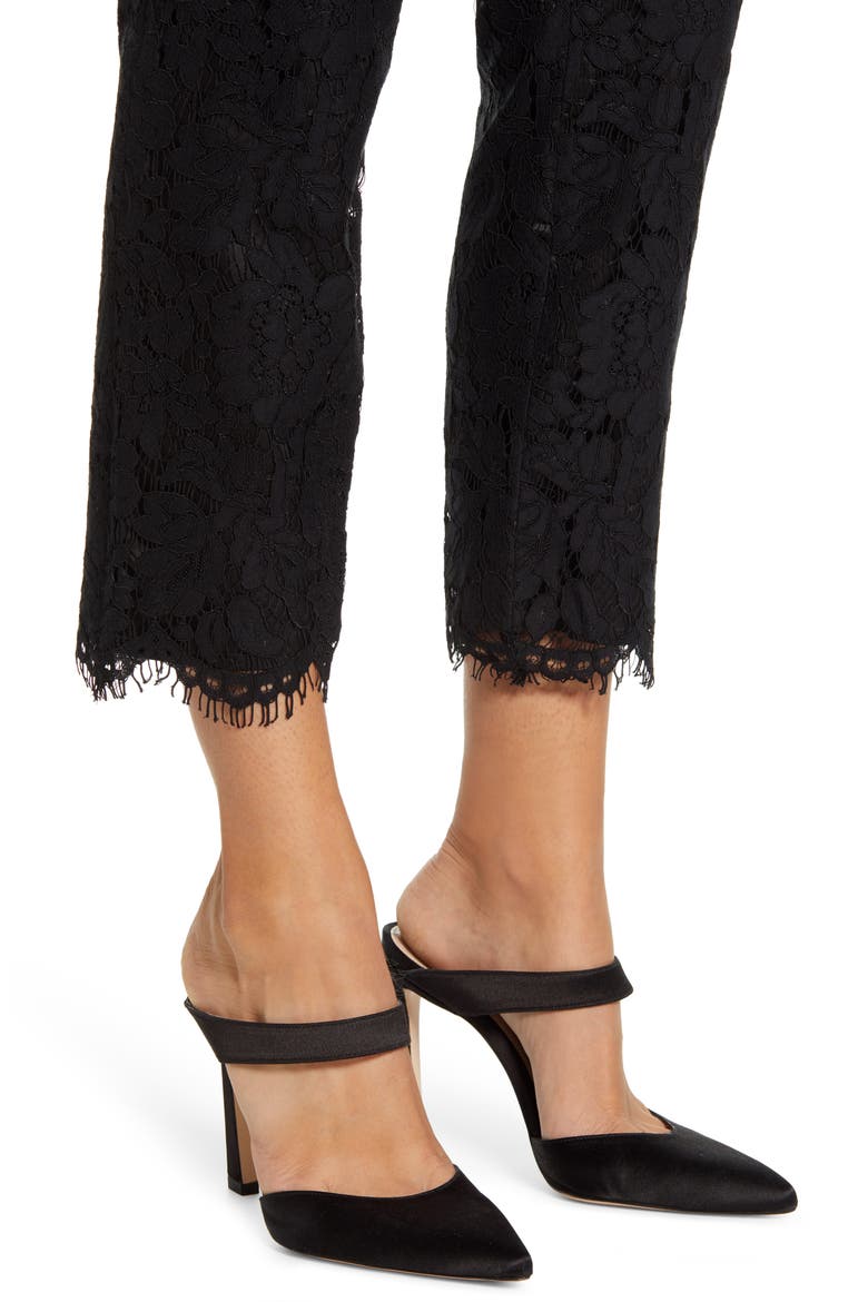 Lace Pants, Alternate, color, BLACK