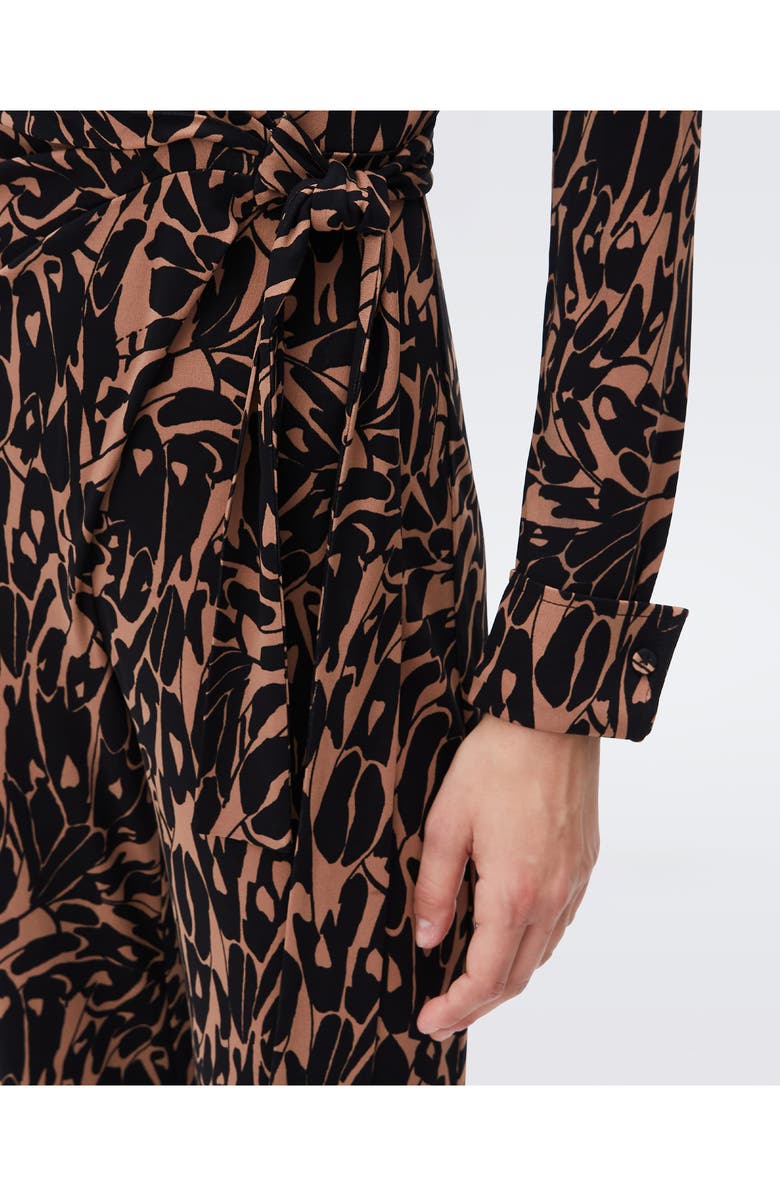 DVF Seoul Abstract Print Long Sleeve Jumpsuit, Alternate, color,