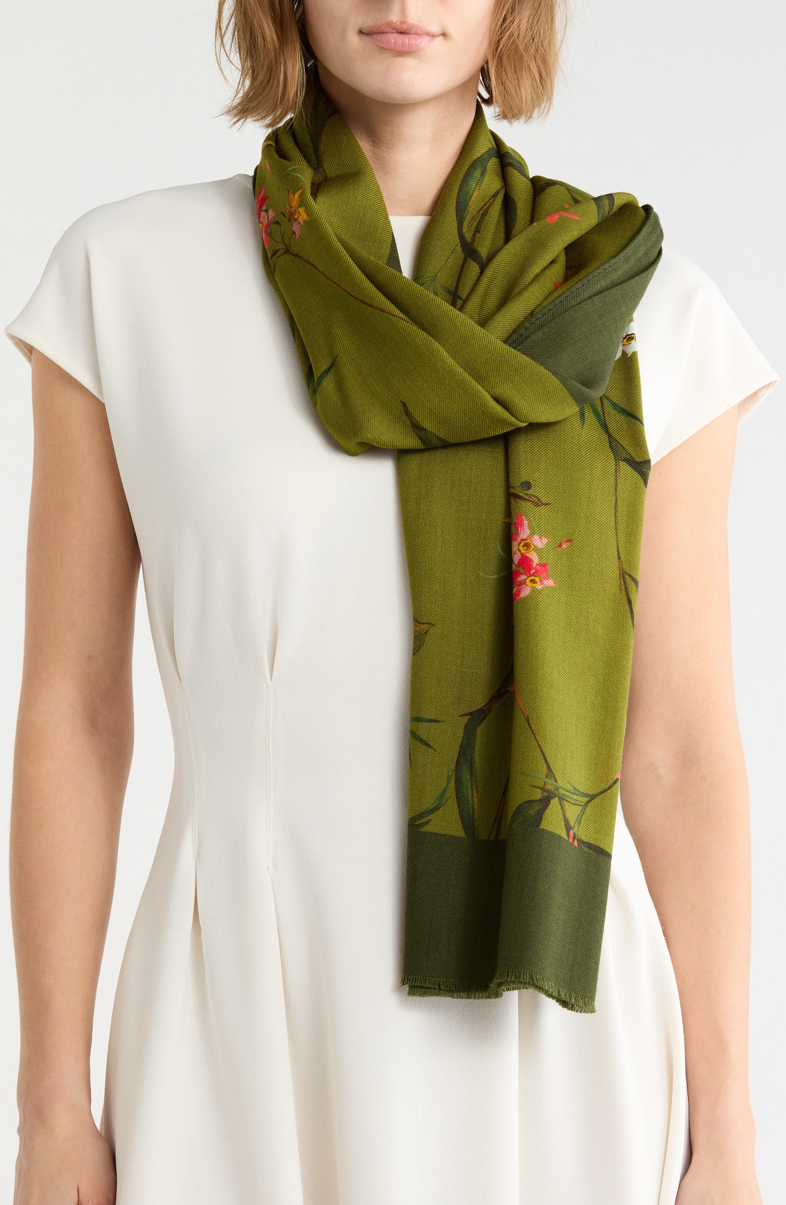 Brushed Silk Scarf