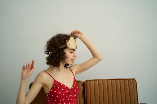 Lost Pattern Nyc Silk Sleep Eye Mask In Gold