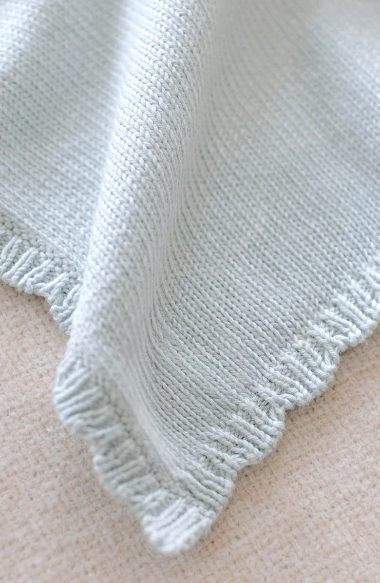 cuddle+kind Baby Bunny Lovey & Soother Blanket, Alternate, color, Blue