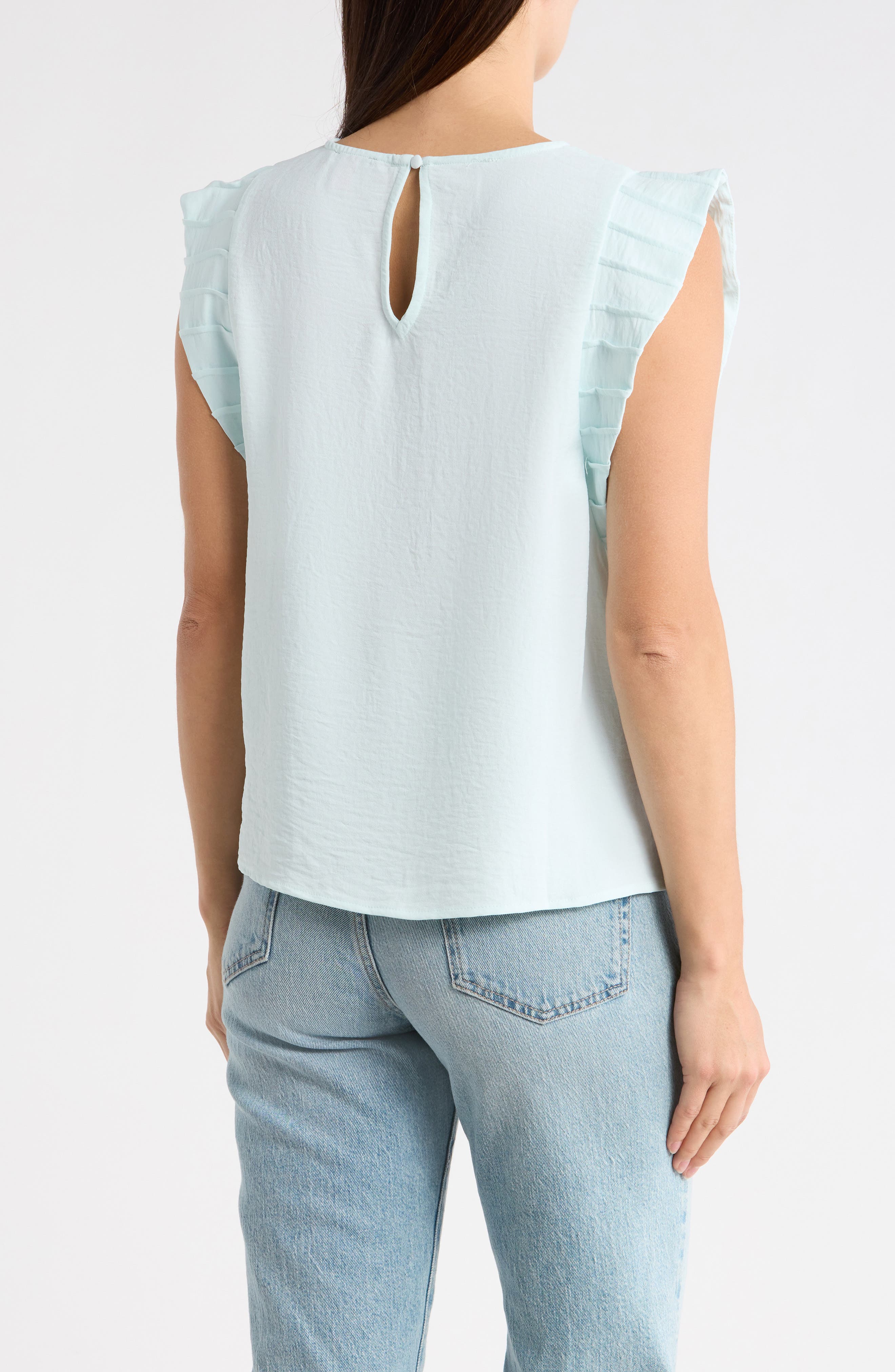 Pleat Sleeve Shell Top - image 4