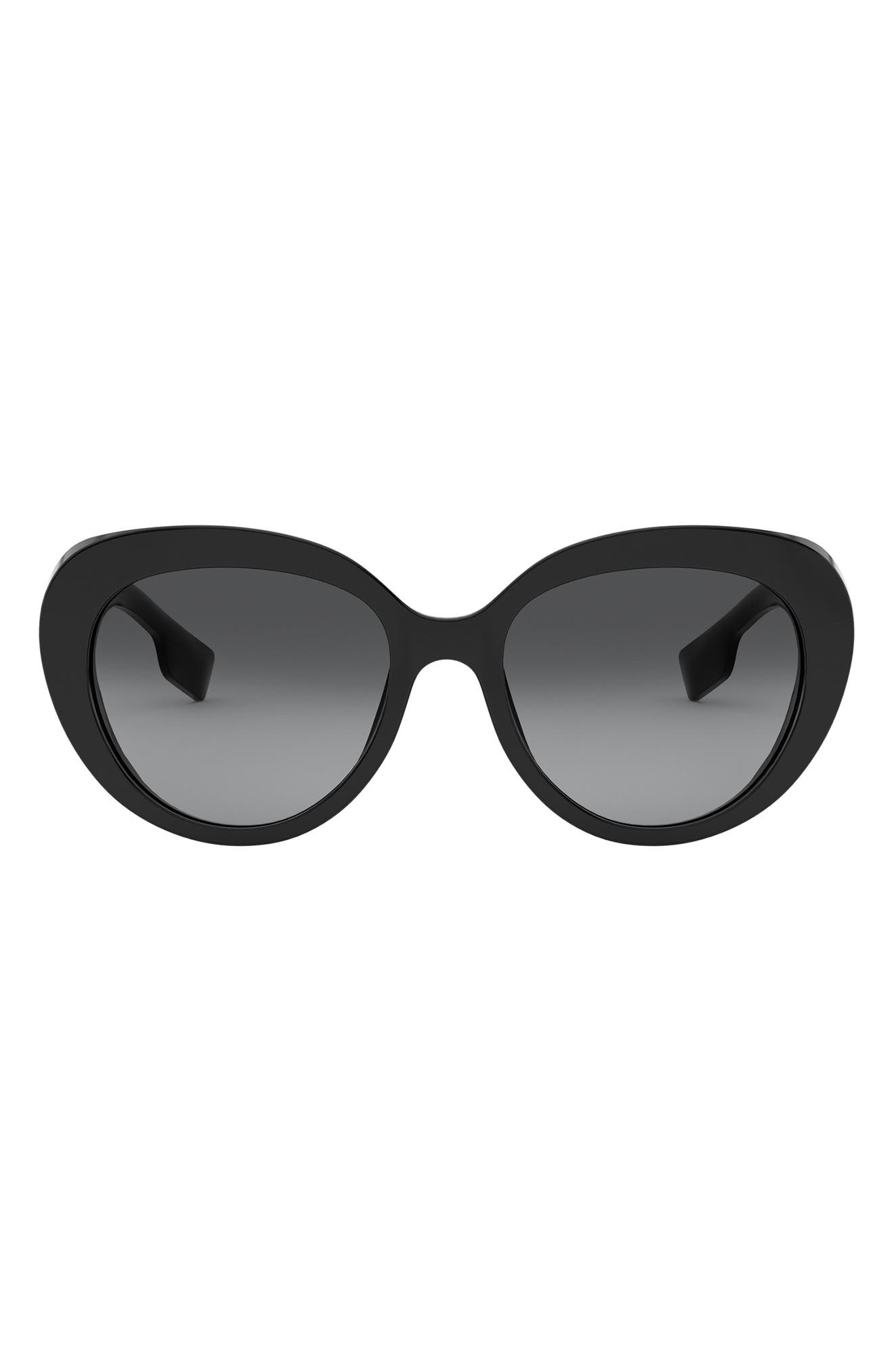 Burberry 54mm Round Cat Eye Sunglasses