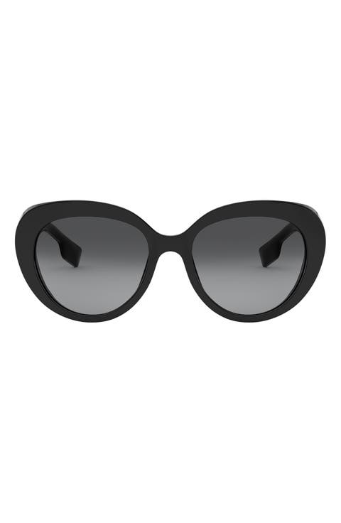 54mm Round Cat Eye Sunglasses