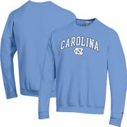 Champion Men's Champion  Carolina Blue North Carolina Tar Heels Arch Over Logo Pullover Sweatshirt