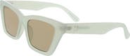 Roxy Pointy 57mm Cat Eye Sunglasses