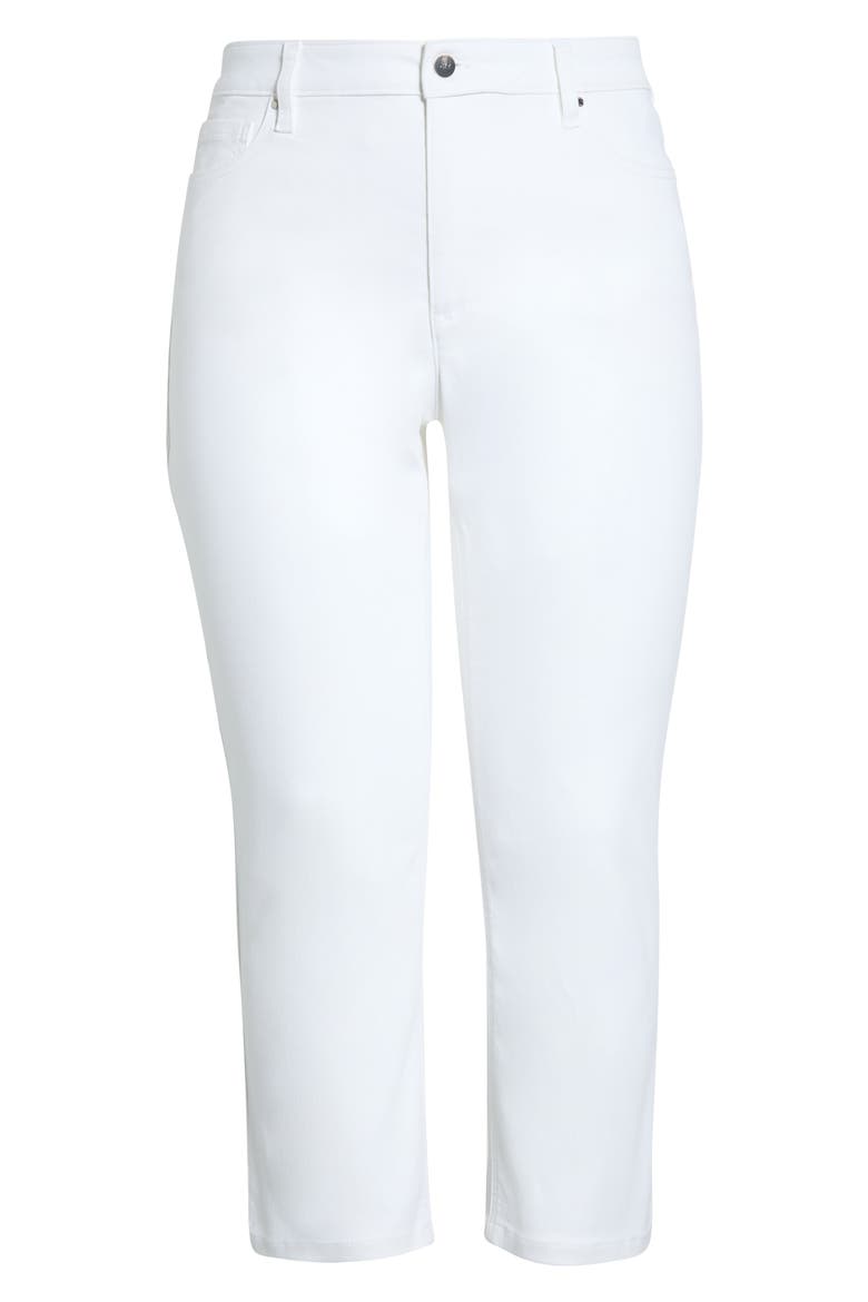 Lexington High Waist Crop Jeans, Alternate, color, SOFT WHITE