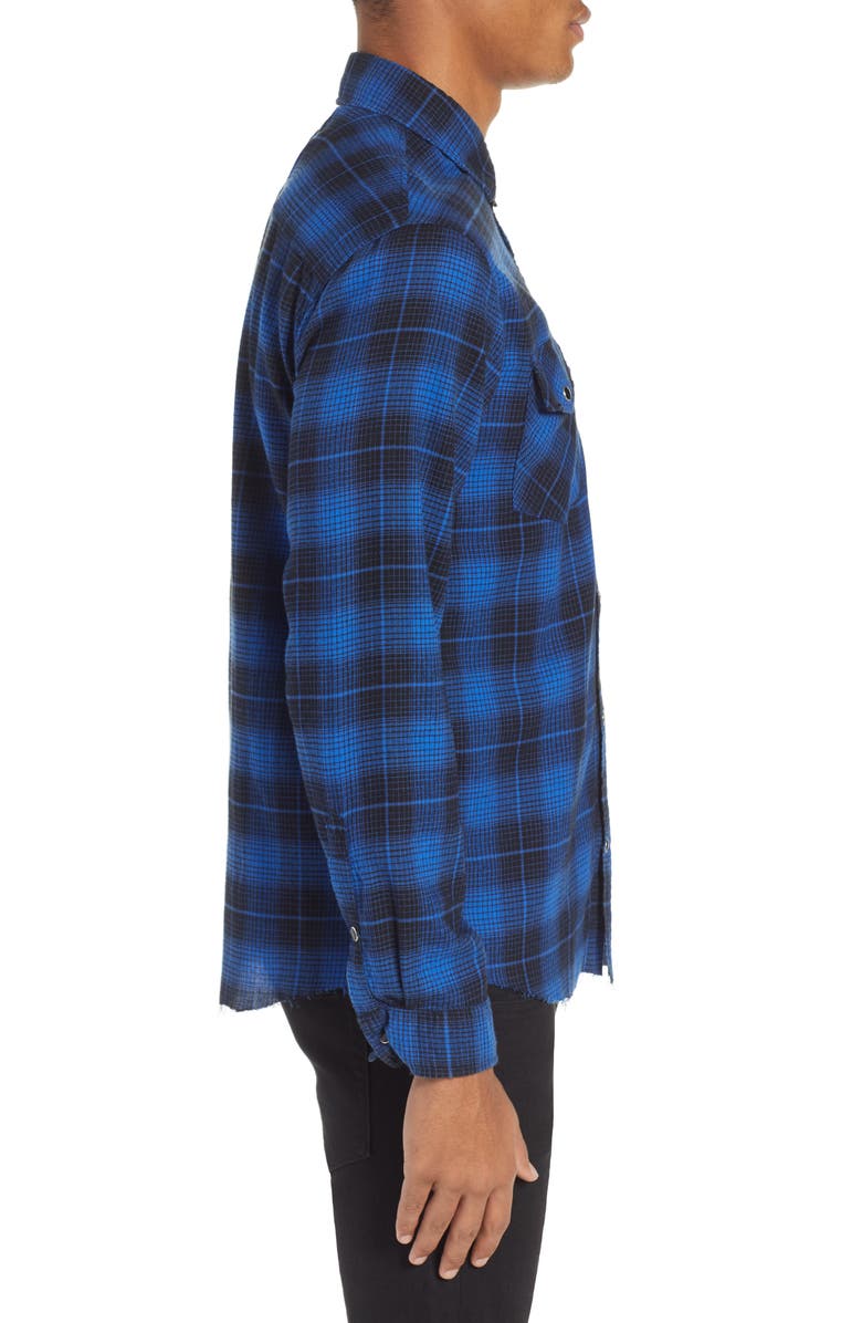 The Kooples Plaid Flannel Shirt, Alternate, color, 
