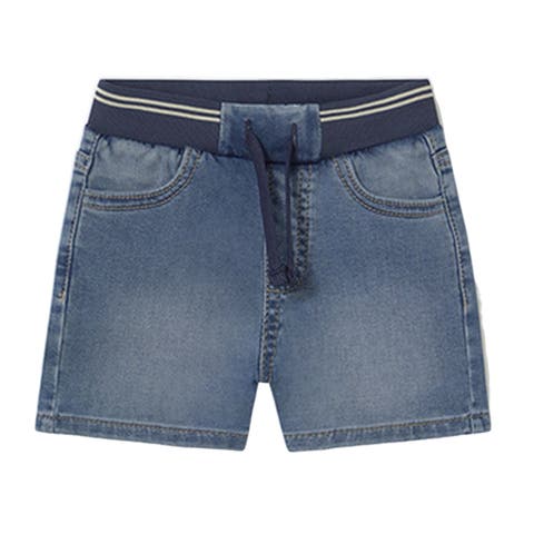Soft Denim Bermuda Shorts