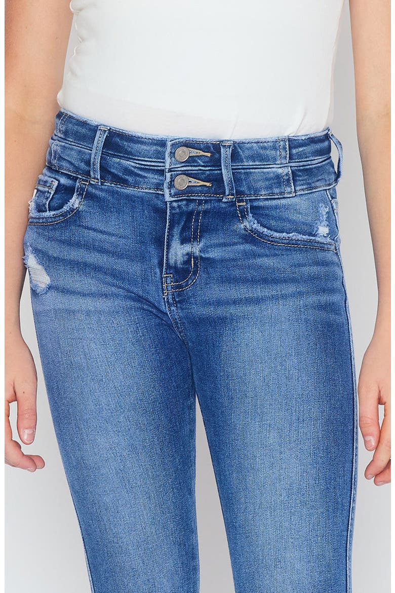 Bunnie High Rise Ankle Skinny Jeans, Alternate, color, Medium Wash