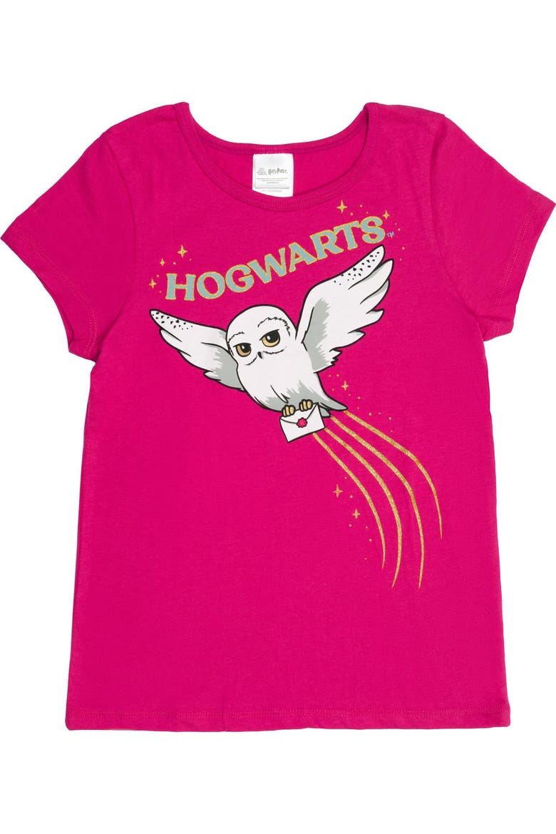 3 Pack Logo T-Shirt, Alternate, color, Hedwig Fuchsia Pink